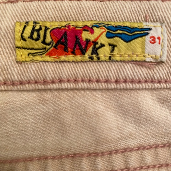 ✨HOST PICK✨NWT [BLANK] NYC Women’s Size 31 Cream “Skinnie Classique” Jeans - Picture 11 of 13